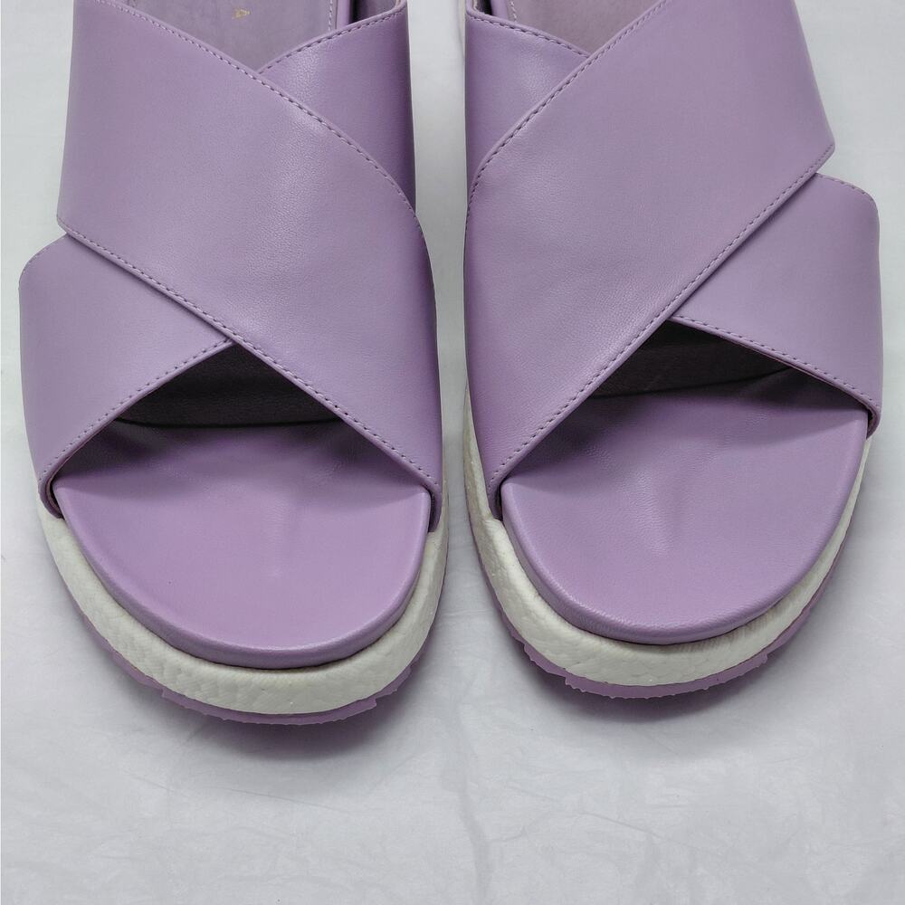 Cecelia New York Womens Slide Sandals Sz 10 Purple Platform Summer Chic Vacation - Picture 7 of 12